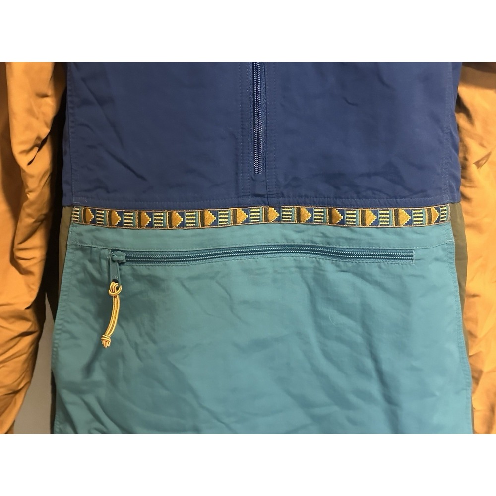 L.L.Bean Men's 3X Mountain Classic Anorak Multi-Color Block Hooded Windbreaker - Picture 2 of 7